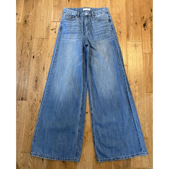Vervet Denim - Vervet Women's High Rise Super Flare‎ Jeans 27 Medium Wash